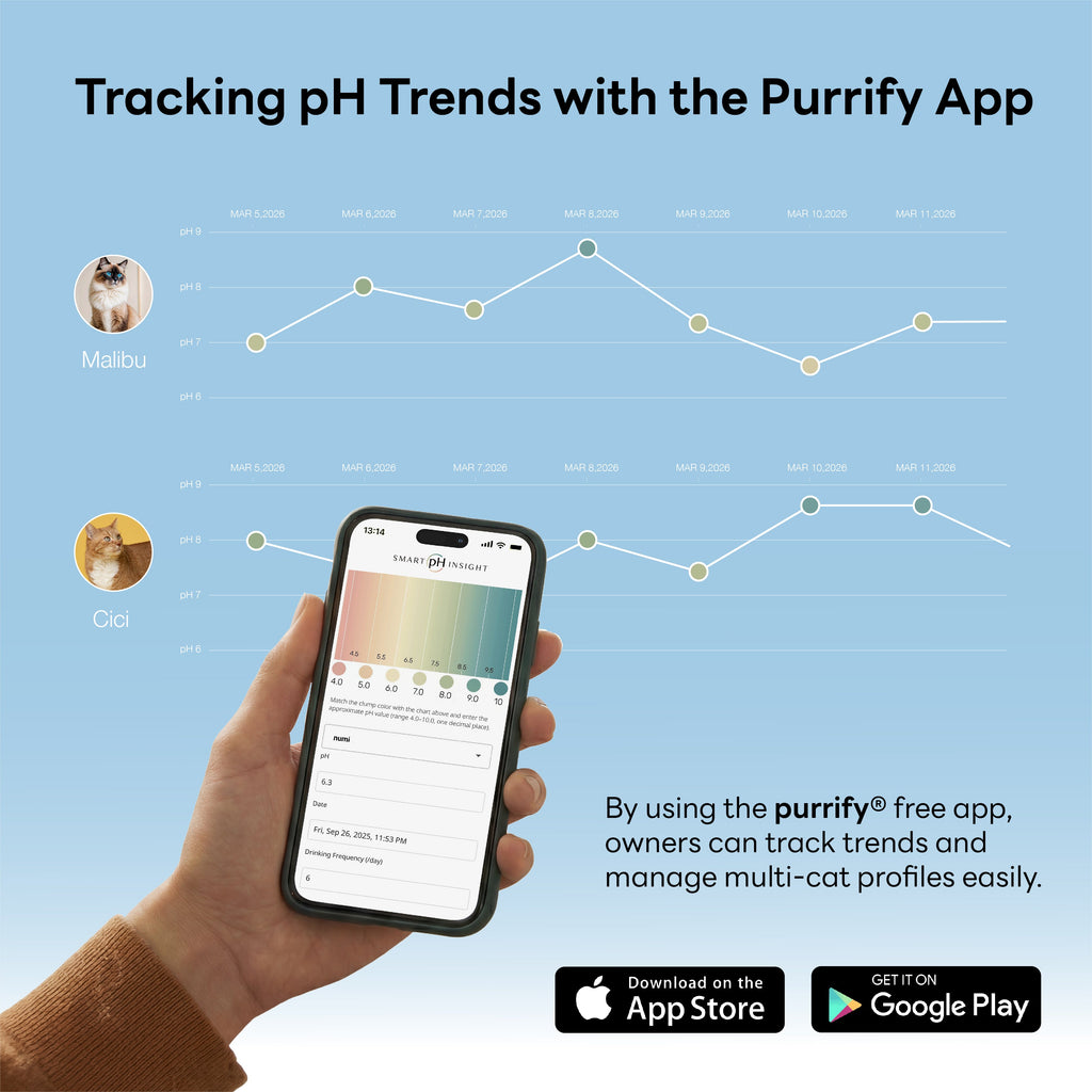 Purrify Health Monitoring Cat Litter Color Changing Clumping Low Dust