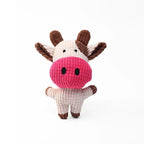 Milou & Lumi Pet Plush Squeaky Toy - Cow
