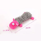Durable Squeaky Dog Plush Toy – Animal Shape Chew Toy for Small Dogs & Puppies