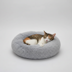 Plush Donut Comfort Pet Bed
