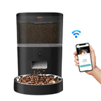 4L With HD Camera Automatic Pet Feeder Cat And Dog Food Automatic Dispenser Suitable For Two Pet Cat And Dog Feeding Remote Feed