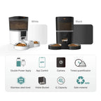 4L With HD Camera Automatic Pet Feeder Cat And Dog Food Automatic Dispenser Suitable For Two Pet Cat And Dog Feeding Remote Feed