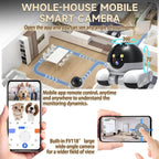 WiFi Robot Pet Camera – 1080P, 2-Way Talk, Night Vision & Motion Detection