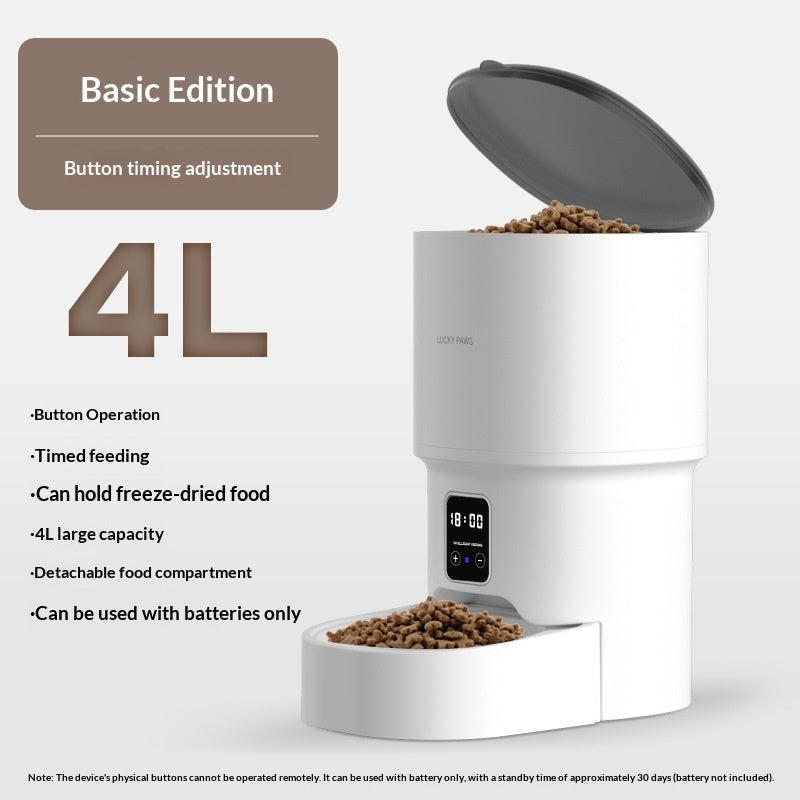 Pet Automatic Feeder Mobile Phone WiFi Remote Timed Feeding