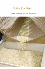 Large Cat Litter Mat | Double Layer Waterproof Honeycomb Design with EVA Foam