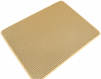 Large Cat Litter Mat | Double Layer Waterproof Honeycomb Design with EVA Foam