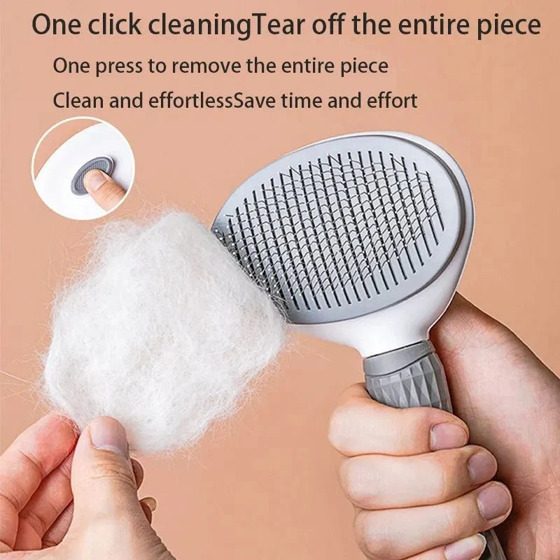 Pet Hair Removal Brush | Slicker Grooming Comb for Dogs and Cats