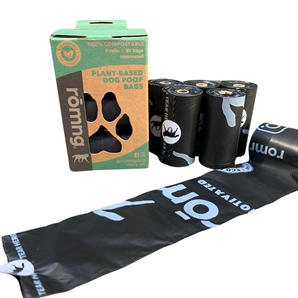 compostable plant-based dog poop bags