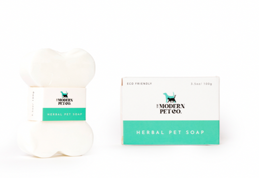 The Modern Pet Co Dog Shampoo Bar For Dogs & Puppies Natural Anti Itch for Dogs for Dog Allergy and Sensitive Skin.