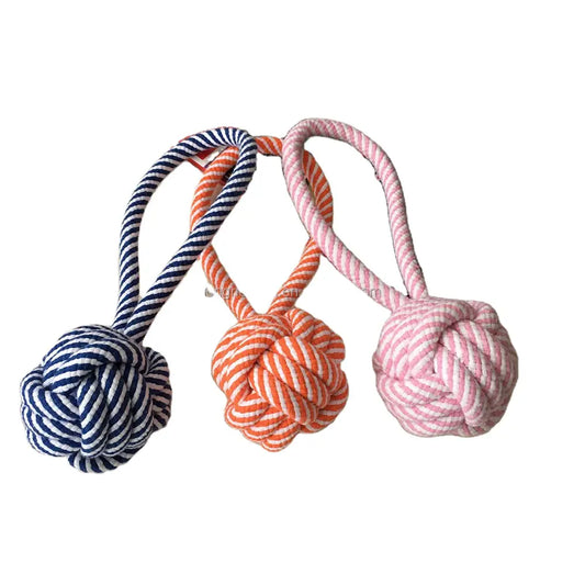 Knot Yours Rope Toy | Dog Bite Tug Rope Toy Durable Loop 